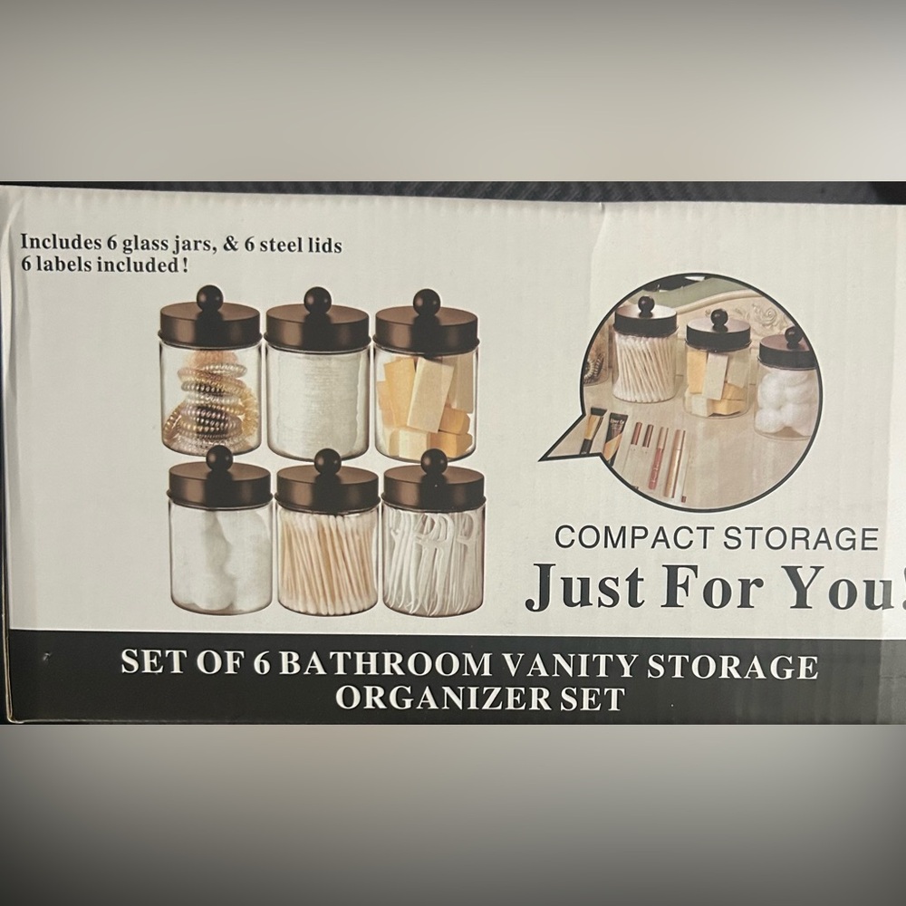 Bathroom Vanity Storage Organizer Set